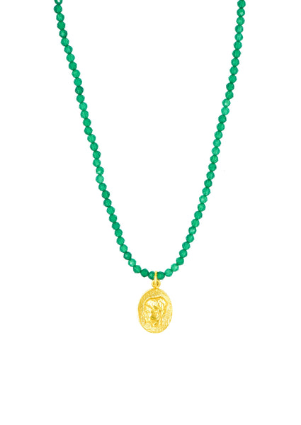 YGEIA EMERALD NECKLACE