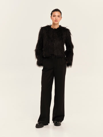 ZERO WASTE FUR JACKET