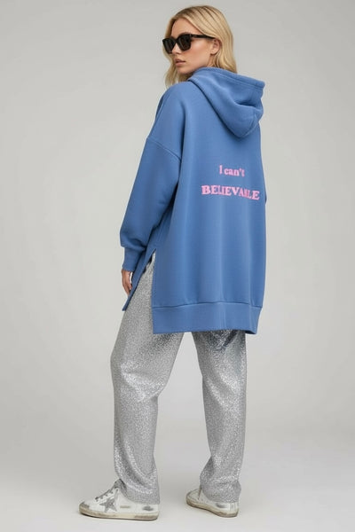 I CAN'T BLUE HOODIE