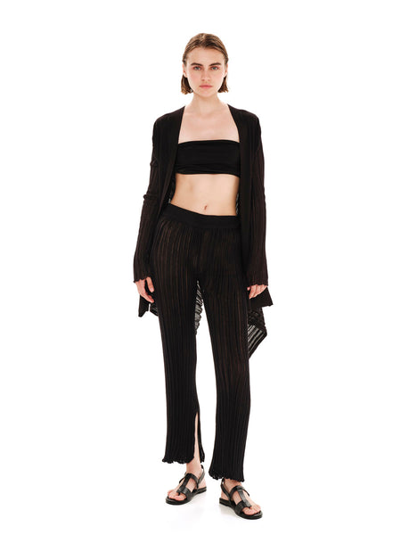 ARCHETYPES KNIT CARDIGAN | BLACK