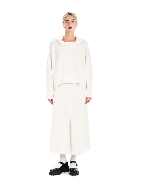 SMOOTH AND COSY TROUSERS | OFFWHITE