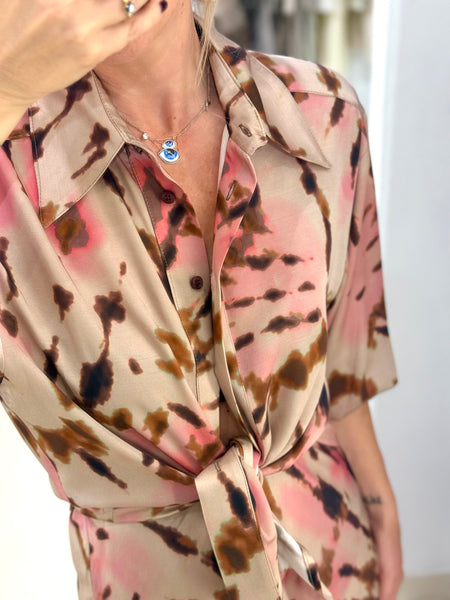 ERIS SHIRT | MULTI BROWN