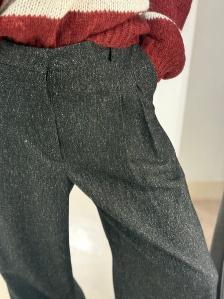 NAYA PANTS | MELANGE BLACK