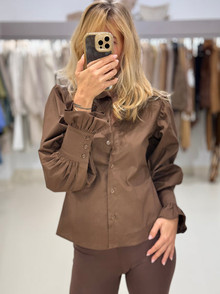 CHRISTINA SHIRT | BROWN