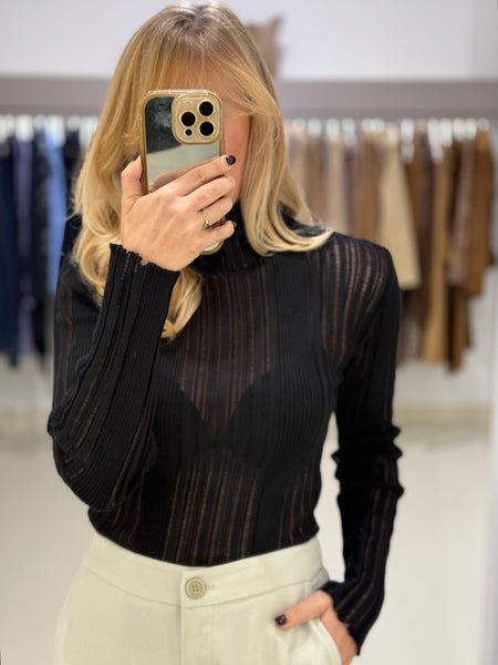 WINTER ARCHETYPES LONGSLEEVED BLOUSE | BLACK