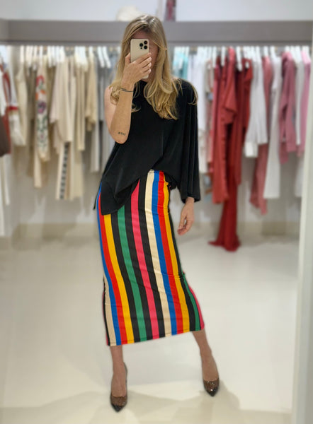 RHYTHM MIDI SKIRT