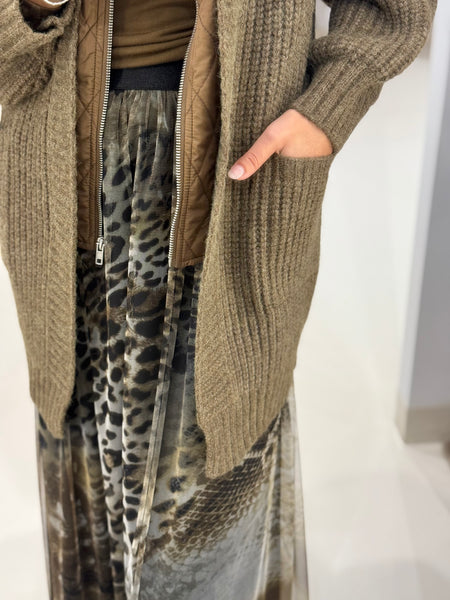CHAVITOS CARDIGAN | BROWN