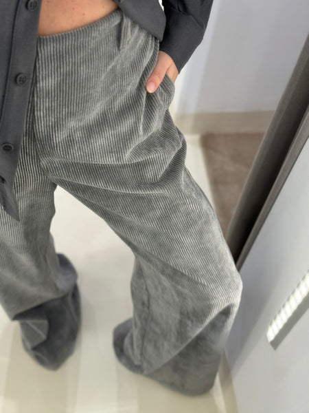 MIA WIDE LEG PANTS | GREY