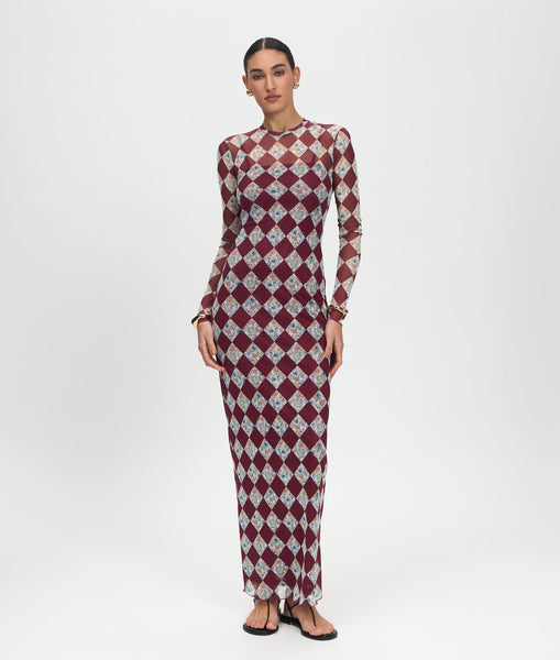 CARMEN DRESS | CORAL