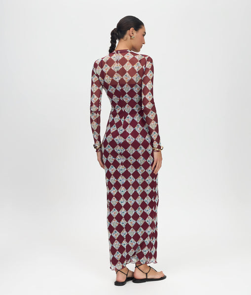 CARMEN DRESS | CORAL