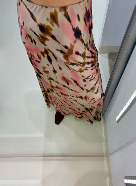 BIANCA SKIRT | MULTI BROWN