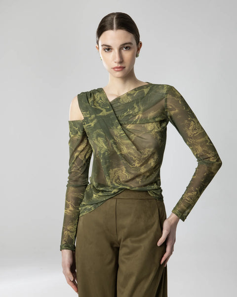 CALENDULA SUEDE PANTS | KHAKI