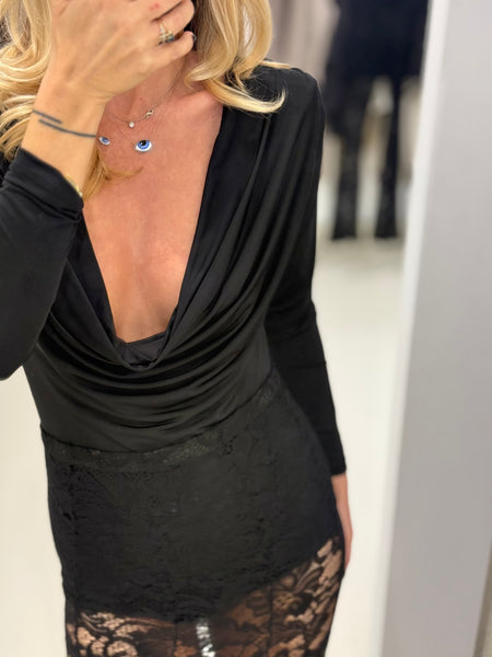 ARIADNE BODYSUIT | BLACK