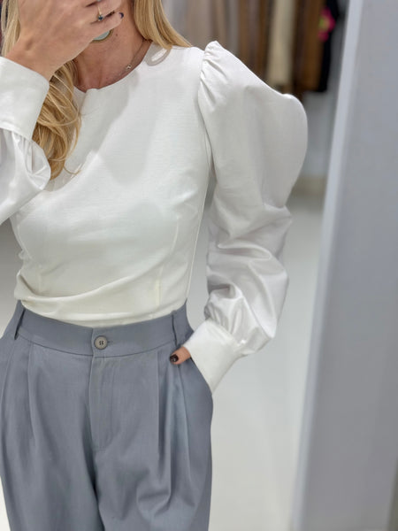 DUALISM LONGSLEEVE TOP | OFFWHITE