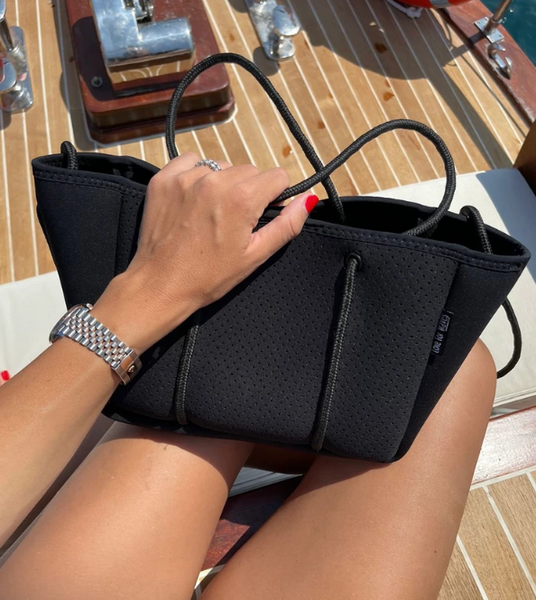 MINI TOTE BAG | TOTAL BLACK