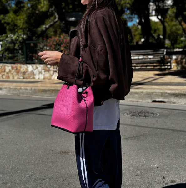 DUO BUCKET | MIAMI PINK & SILVER PEARL
