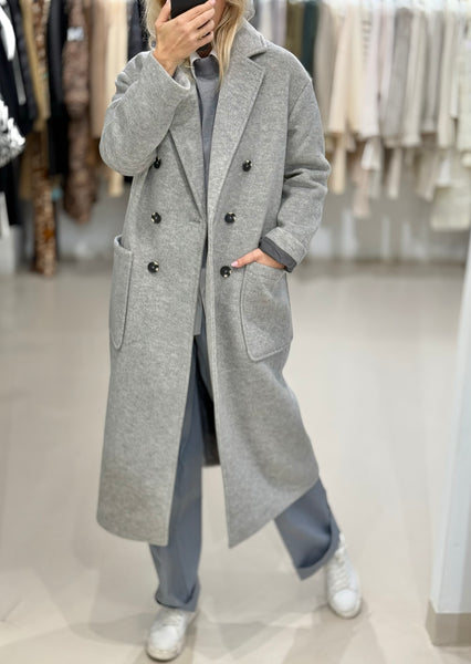 TEUNI COAT | LIGHT GREY