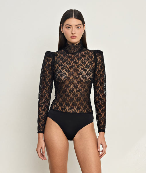 ISMENE BODYSUIT | BLACK
