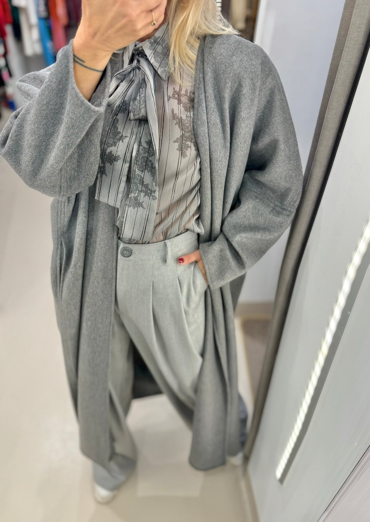 COCOONING COAT | GREY