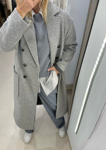 TEUNI COAT | LIGHT GREY