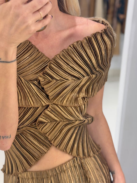 X TOP | METALLIC BRONZE