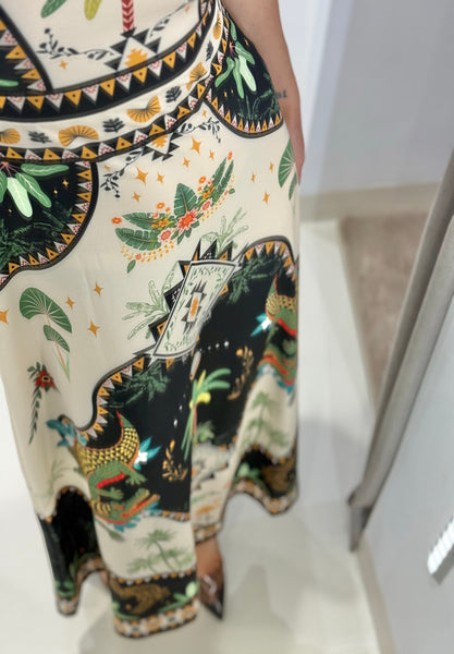 REPTILE LONG DRESS