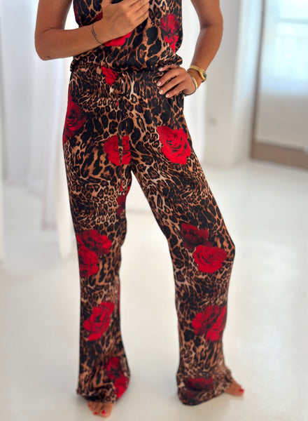 ZINA PRINTED PANTS | ANIMAL