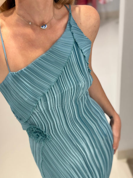 ERANTHE DRESS | AQUA
