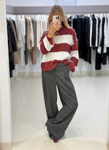 NAYA PANTS | MELANGE BLACK
