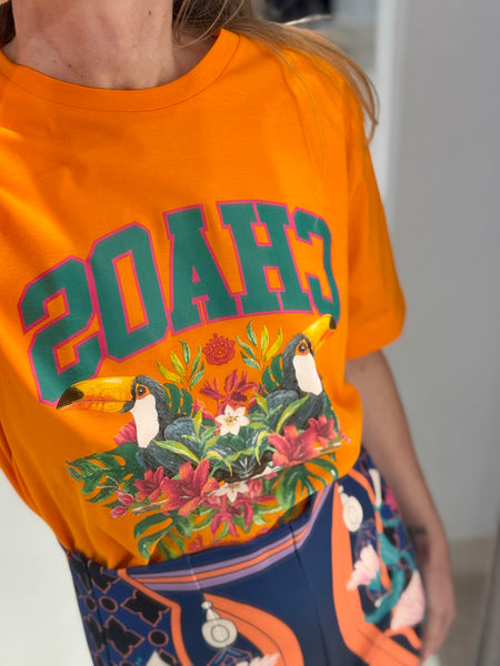 AVIAN T-SHIRT | ORANGE