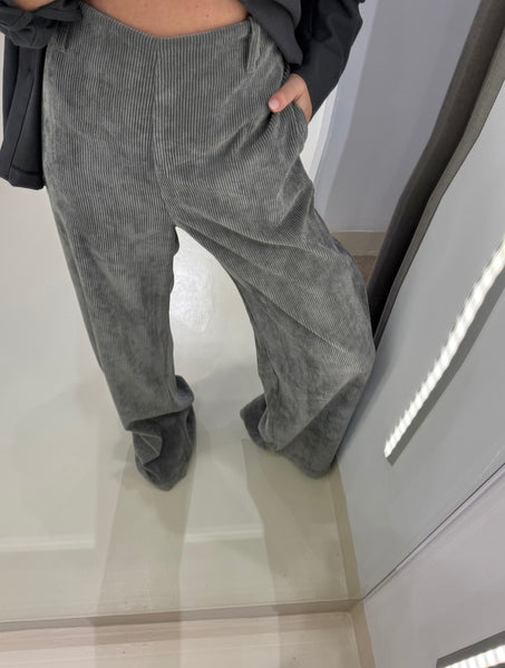MIA WIDE LEG PANTS | GREY