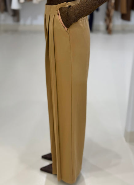 NAVINA TROUSERS | BROWN