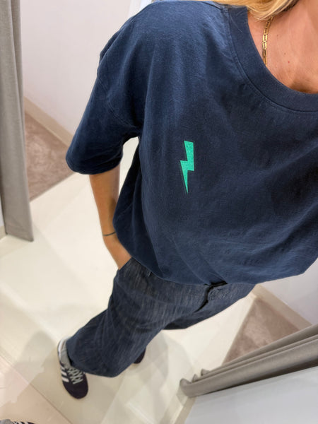 ANGIE T-SHIRT | INDIGO