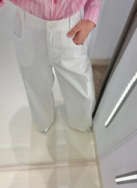 DAVI CARGO PANTS | OFFWHITE