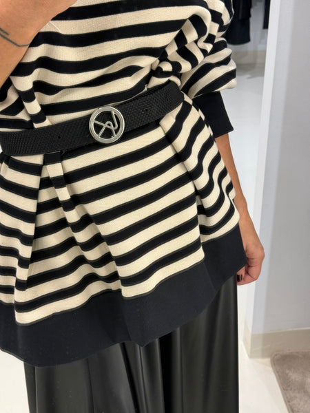 MONOGRAM BELT | BLACK