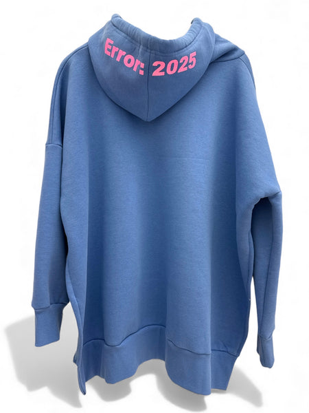 BLUE ERROR HOODIE
