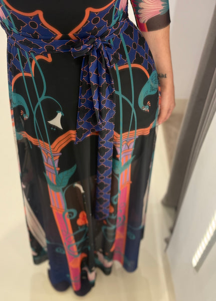 EPOQUE MESH LONG DRESS