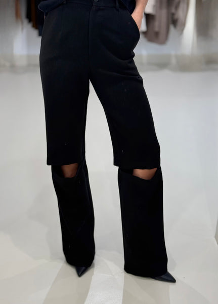 ROSE CUT-OUT PANTS