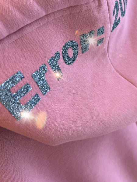 PINK ERROR HOODIE
