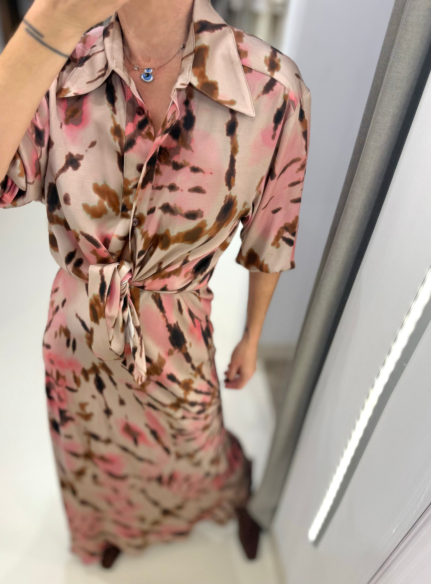 ERIS SHIRT | MULTI BROWN