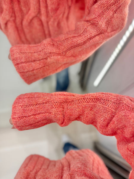 TAFFIE SWEATER | CORAL