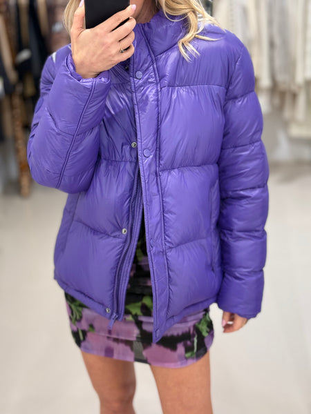 HARLOW PUFFER COAT | PURPLE