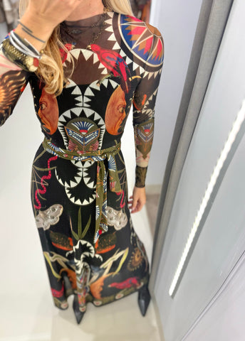 NOCTURNAL LONG DRESS