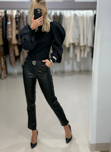 FOGGIA LEATHER PANTS