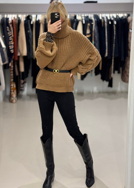 KENEDY SWEATER | CAMEL