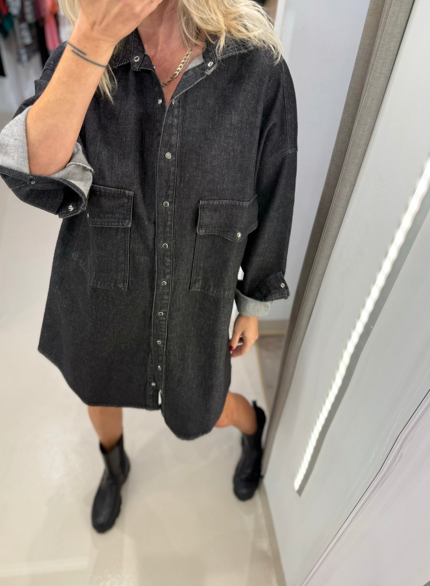 JUNO SHIRT DRESS