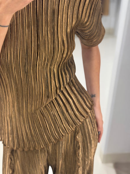 AMBROSIA TOP | METALLIC BRONZE