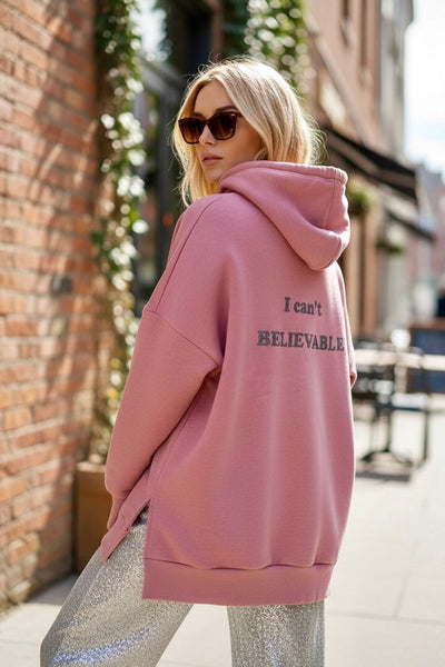 PINK HOODIE | I CAN'T