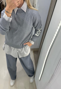 BOMA KNIT SWEATER | GREY