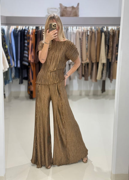 AMBROSIA TOP | METALLIC BRONZE